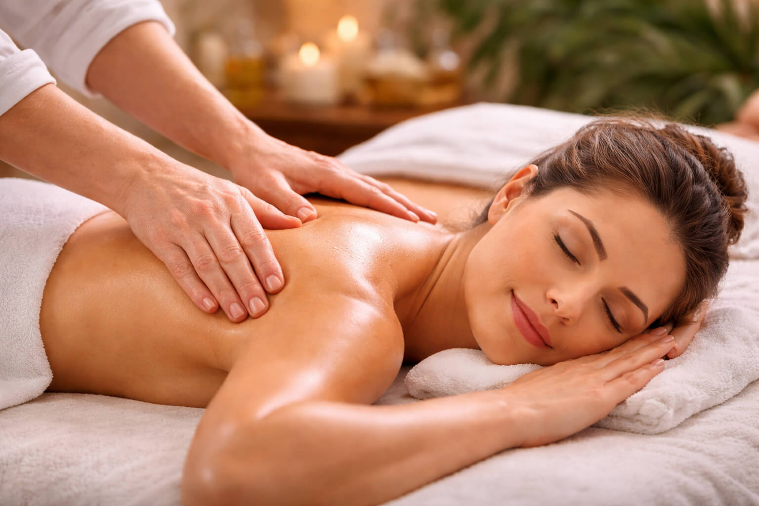 classic back shoulder spa massage